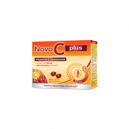 SANATATE - NovoC Plus Vitamina C Lipozomala, 30 capsule