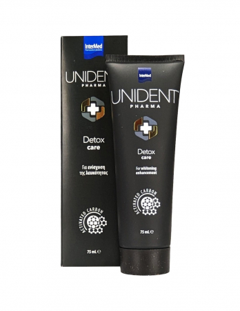 Pasta de dinti UNIDENT PHARMA Detox Care, 75ml, Intermed [1]