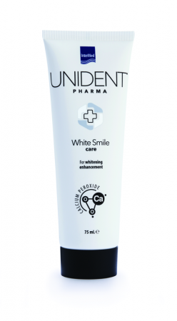 Pasta de dinti UNIDENT PHARMA White Smile Care, 75 ml, Intermed [0]