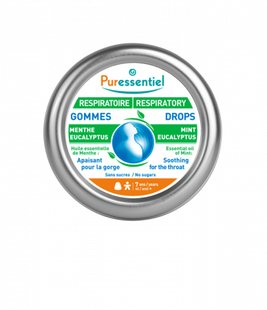 SANATATE - Pastile gumate pentru calmarea durerilor din gat, Puressentiel, durere in gat, ameliorare