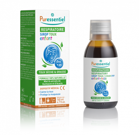 AFECTIUNI ALE TRACTULUI RESPIRATOR - Sirop de tuse copii Respiratory 140 ml, Puressentiel