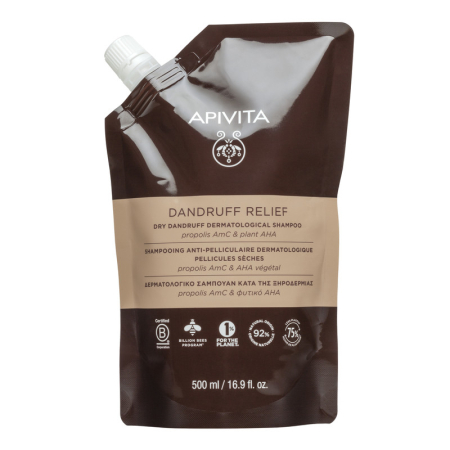 Tratamente - Șampon Mătreață Uscată – Rezervă 500 ml, Apivita