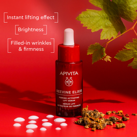 Antiage/Antirid - Ser pentru fata Beevine Elixir, 30 ml, Apivita