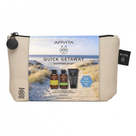 SETURI - Set travel pentru ingrijire fata-corp-par, Apivita