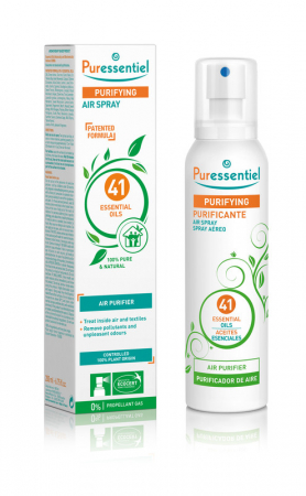 PURIFICARE AER - Spray de purificare a aerului cu 41 uleiuri esentiale, 200 ml, Puressentiel