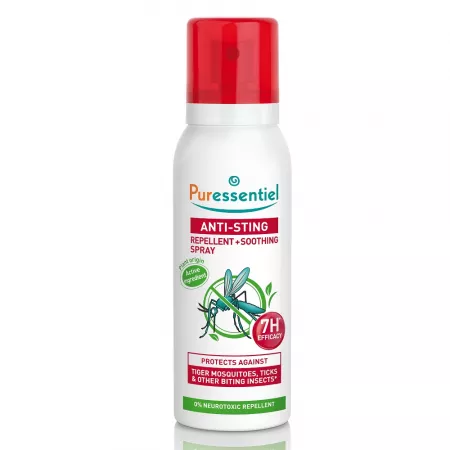 Protectie impotriva insectelor - Anti-Sting, spray impotriva intepaturilor de insecte, 75 ml, Puressentiel