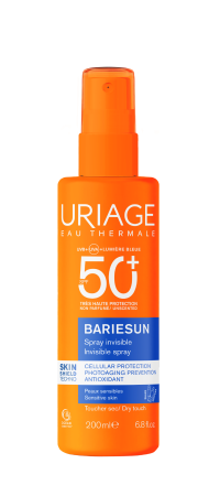 PROTECTIE SOLARA - Spray invizibil fara parfum BARIESUN SPF 50+, 200 ml, Uriage