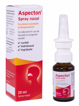 SANATATE - Spray nazal cu uleiuri esentiale, 20 ml, Aspecton