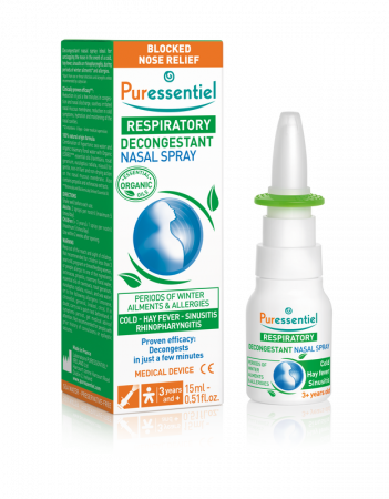 AFECTIUNI ALE TRACTULUI RESPIRATOR - Spray nazal hipertonic decongestionant, 15 ml, Puressentiel