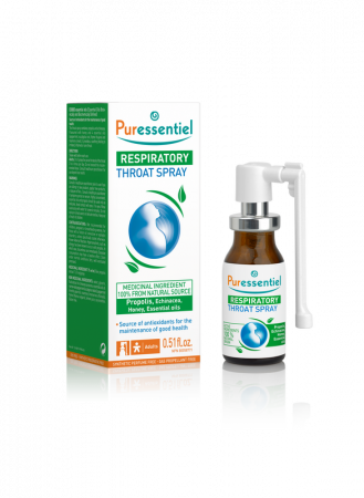 AFECTIUNI ALE TRACTULUI RESPIRATOR - Spray oral pentru calmarea durerilor de gat, 15 ml, Puressentiel