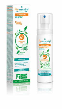 PURIFICARE AER - Spray pentru purificarea aerului, cu 41 de uleiuri esentiale, 75ml, Puressentiel