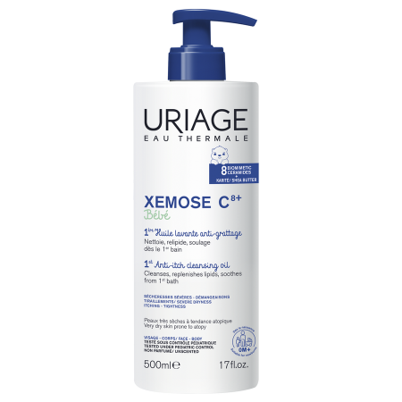 INGRIJIRE BEBE - Ulei calmant de curatare 1er Bebe Xemose C8+, 500 ml, Uriage