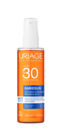 PROTECTIE SOLARA - Ulei uscat protectie solara BARIESUN SPF30 , 200ml, Uriage