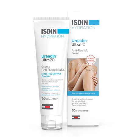 Piele cu rugozitati si calusuri - UREADIN ULTRA20 Crema hidratanta Anti Rugozitati, 100 ml, Isdin