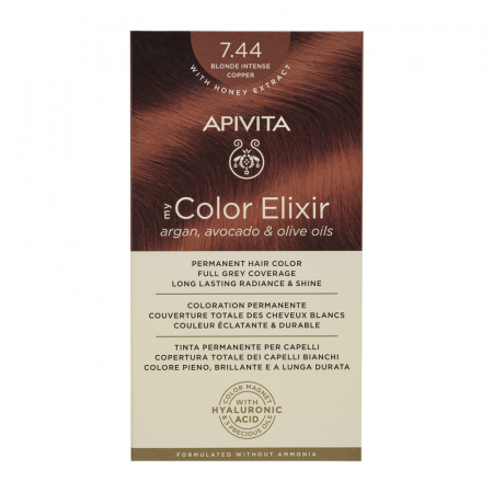 GLOW WEEKS BLACK FRIDAY - Vopsea de par MY COLOR ELIXIR N7.44, Apivita