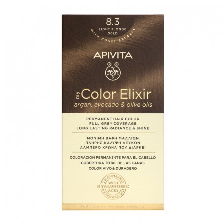 GLOW WEEKS BLACK FRIDAY - Vopsea de par MY COLOR ELIXIR N8.3, Apivita