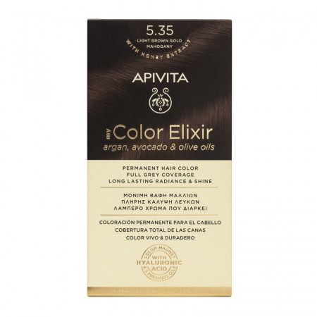 Promo Apivita Aprilie - Vopsea de par MY COLOR ELIXIR N5.35, Apivita