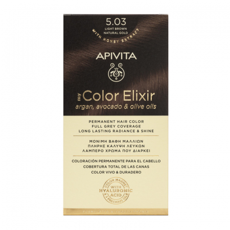 Promo Apivita Aprilie - Vopsea de par MY COLOR ELIXIR N5.03, Apivita