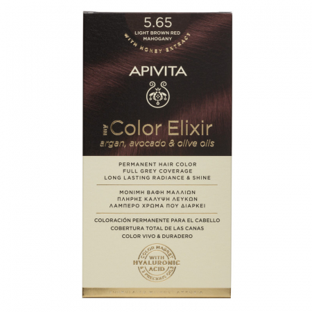 Promo Apivita Aprilie - Vopsea de par MY COLOR ELIXIR N5.65, Apivita