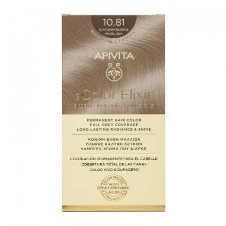 Vopsea de par - Vopsea de par MY COLOR ELIXIR N10.81, Apivita