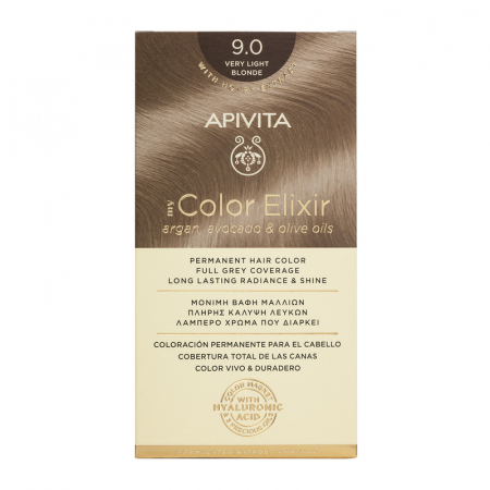 Vopsea de par - Vopsea de par MY COLOR ELIXIR N9.0, Apivita