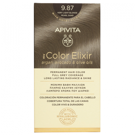 Vopsea de par - Vopsea de par MY COLOR ELIXIR N9.87, Apivita