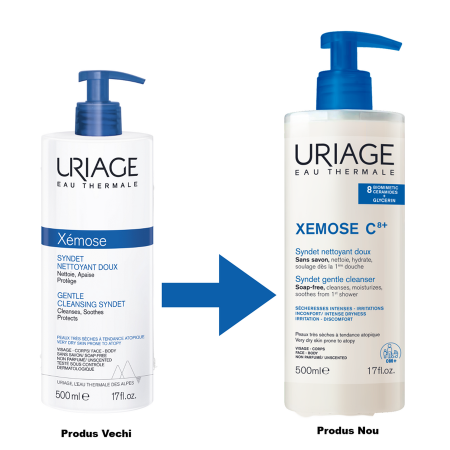 XEMOSE Syndet gel de curatare 500 ml, Uriage [2]