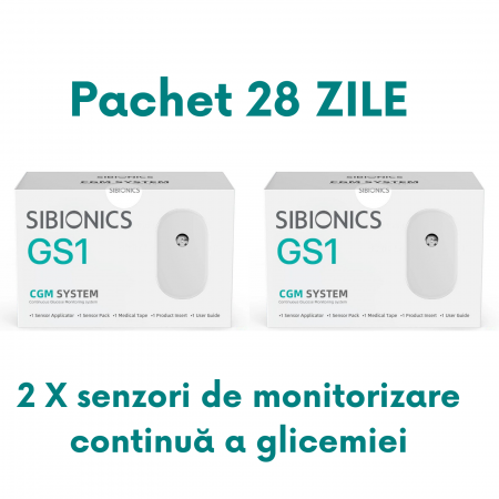 Sibionics - 2X Senzor Glicemie Sibionics GS1CGM
