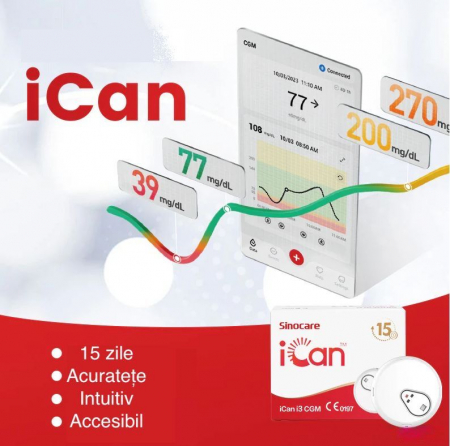 Sinocare iCan i3 CGM Senzor Glicemie  - 15 zile [2]