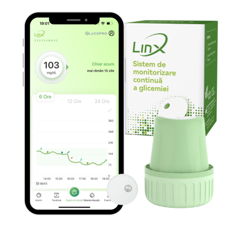 Linx - Linx CGM – Senzor de monitorizare a glicemiei 15 zile