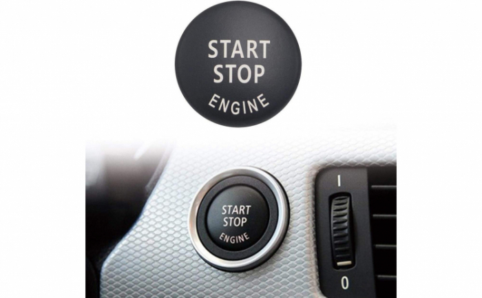 Capac buton start-stop, negru, compatibil BMW E60 E61 E70 E71 E83 E84 E87 E89 E90 E91 E92 E93 [3]