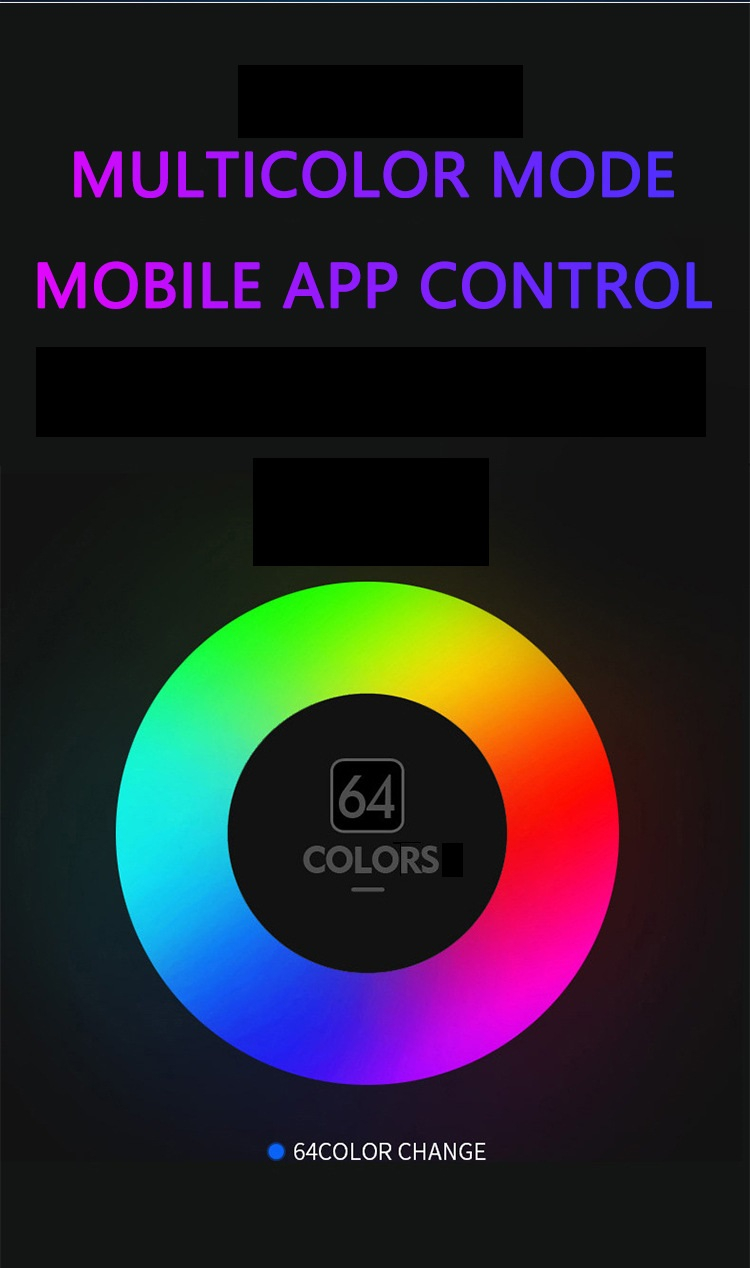 Kit Lumini Ambientale Premium LED interior auto, Acrilice, RGB, Iluminare pentru zona trapa, 1 controller si 2 benzi 110 cm, cu control prin Aplicatie bluetooth si buton, compatibil LPW800 [7]