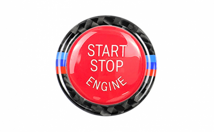 Ornament decorativ, inel pentru buton start-stop, compatibil BMW Seria 3 E90 E91 E92 E93 [4]