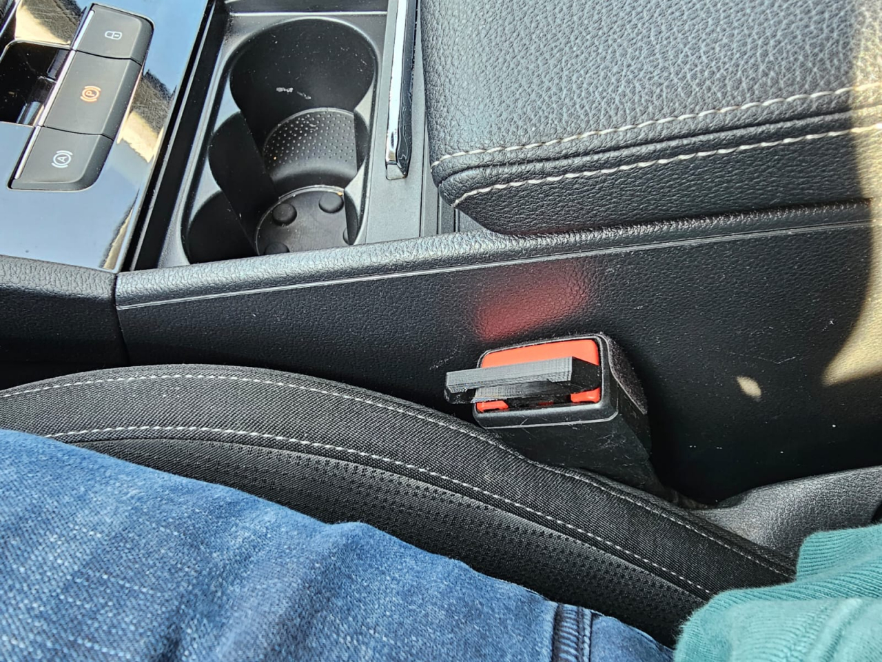 Set 2 cleme anulare senzor/ sunet pentru centura de siguranta auto, centuri false [3]