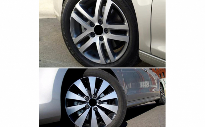 Set 20 capace prezoane de 17 mm si cheie de scos capace, VW/ Audi/ Skoda, 16 buc hexagonale si 4 buc antifurt, negru mat [3]