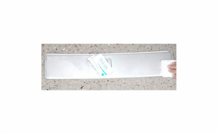 Set suport placute numar de inmatriculare auto velcro, fara rama, autocolant, 4 bucati (fata - spate) [6]