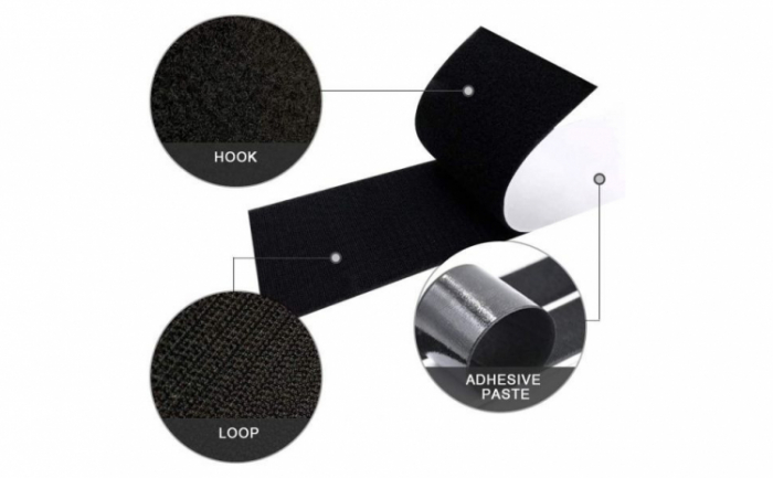 Set suport placute numar de inmatriculare auto velcro, fara rama, autocolant, 4 bucati (fata - spate) [3]
