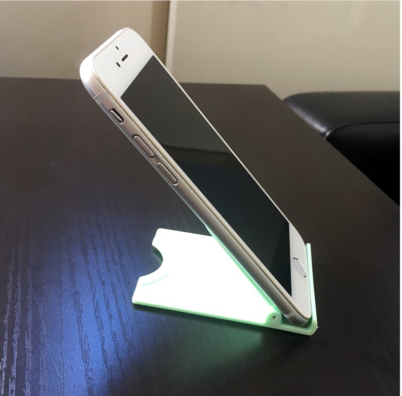 Suport/stand de telefon pentru birou, pliabil, portabil, ajustabil, verde [6]