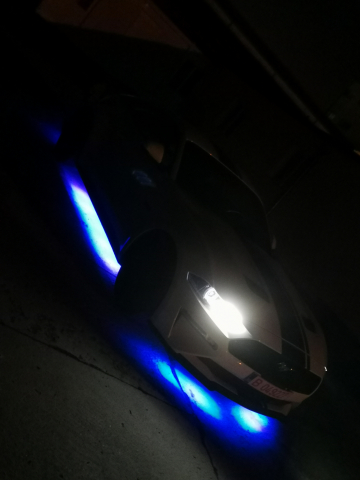 Banda LED auto RGBIC dinamica, lumini ambientale Premium sub masina, 2x150 cm si 4x50 cm, control aplicatie, pentru prezentare si show-uri auto [5]