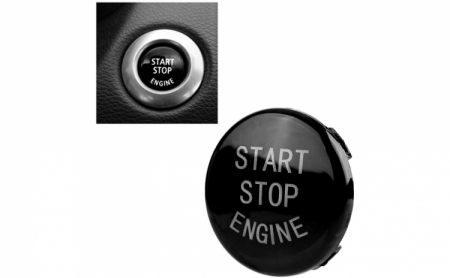 Capac buton start-stop, negru, compatibil BMW E60 E61 E70 E71 E83 E84 E87 E89 E90 E91 E92 E93 [4]