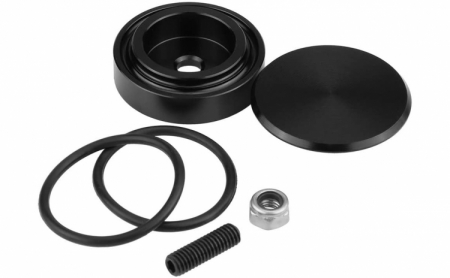 Accesorii exterioare - Dop anulare stergator luneta, aluminiu, 4 cm, negru