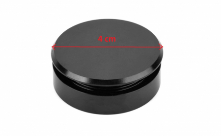 Dop anulare stergator luneta, aluminiu, 4 cm, negru [3]