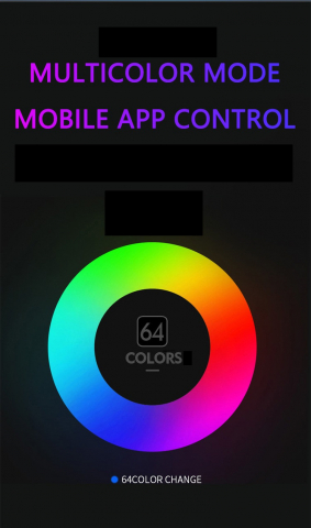 Kit Lumini Ambientale Premium LED interior auto, Acrilice, RGB, Iluminare pentru zona trapa, 1 controller si 2 benzi 110 cm, cu control prin Aplicatie bluetooth si buton, compatibil LPW800 [6]