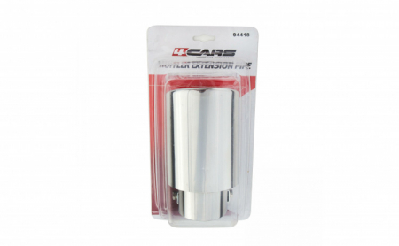 Ornament pentru teava de esapament, cromat, 85 x 68 mm [2]