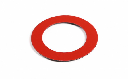 Ornament autoadeziv compatibil cu volan VW, model carbon, negru [1]