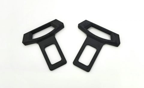 Accesorii interioare - Set 2 cleme anulare senzor/ sunet pentru centura de siguranta auto, centuri false