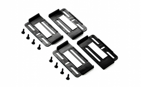 Set suport placute numar inmatriculare auto Premium Super Slim - 4 bucati (fata + spate), fara rama [5]