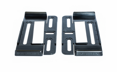 Set suport placute numar inmatriculare auto Premium Super Slim - 4 bucati (fata + spate), fara rama [6]