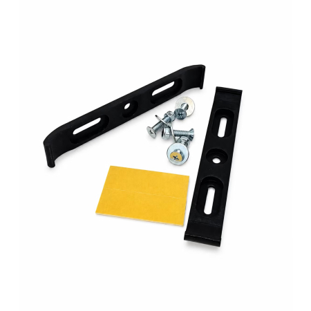 Suport numar inmatriculare MOTO, Tip C, 130mm, fara rama, subtire – 2 bucati (spate), negru, G-Mark® [0]