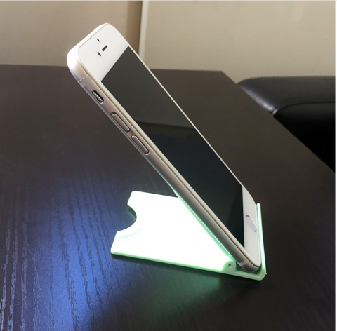 Suport/stand de telefon pentru birou, pliabil, portabil, ajustabil, verde [5]